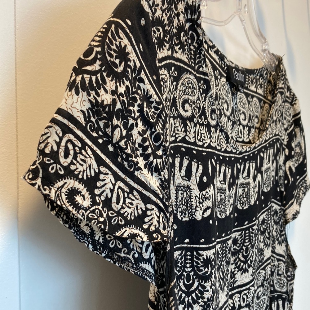 Elephant Print Tunic dress with hidden pockets !